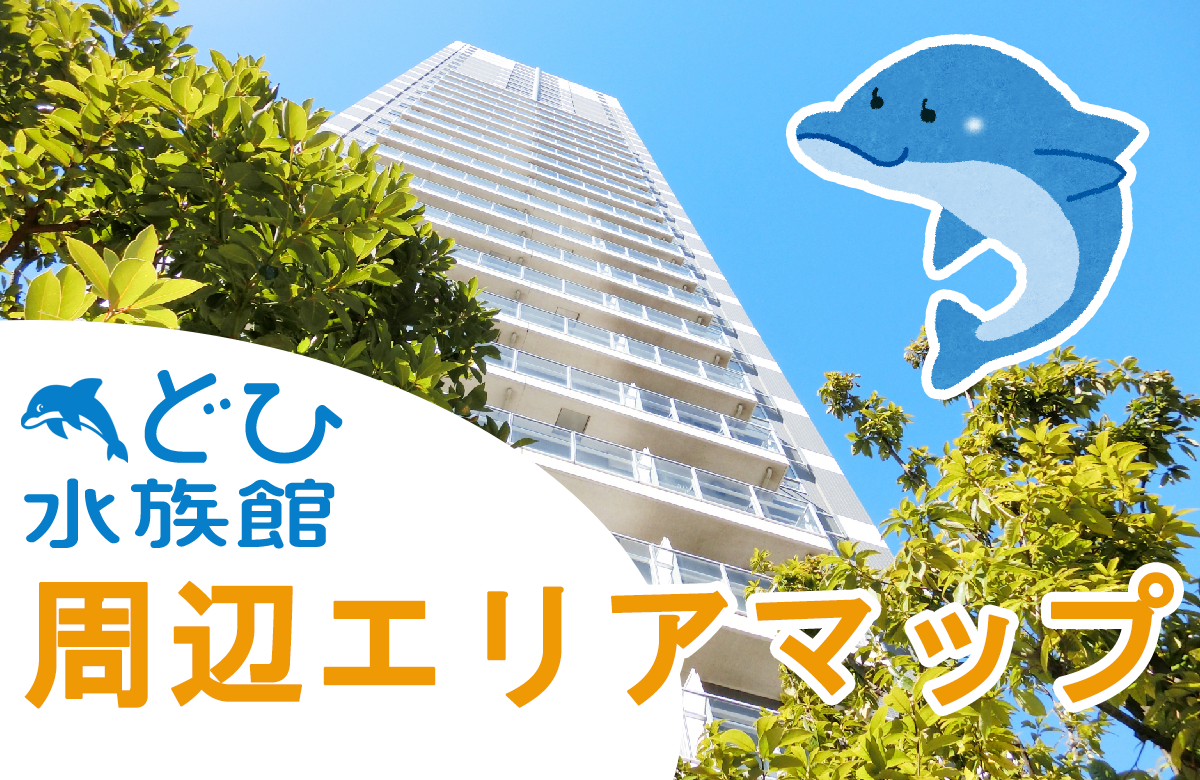 どひ水族館 周辺エリアマップ