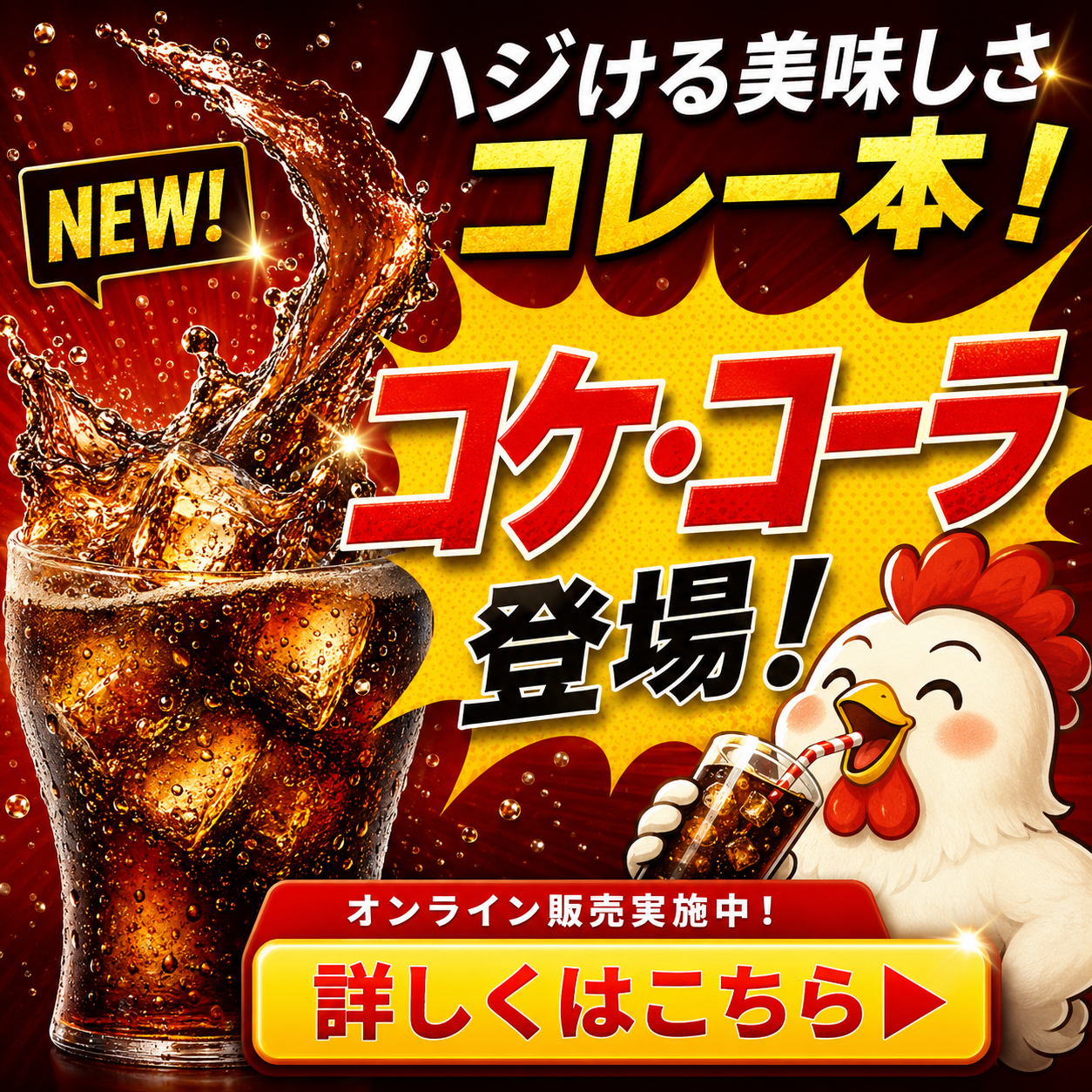 コケ・コーラ販促バナー